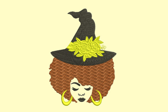 Beautiful African American Woman Embroidery Review