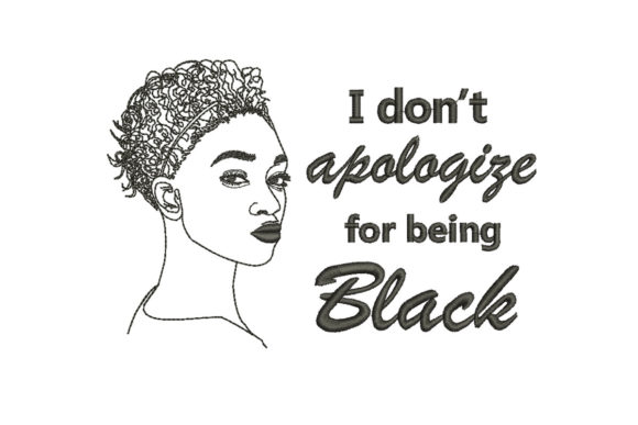 Black Woman Embroidery Design Review