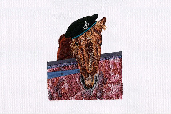Brown Horse Face Embroidery Design Review