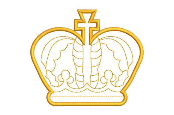 Crown with Cross Embroidery Design Review