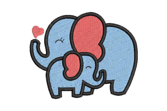 Elephant with Baby Design Review for Sellers