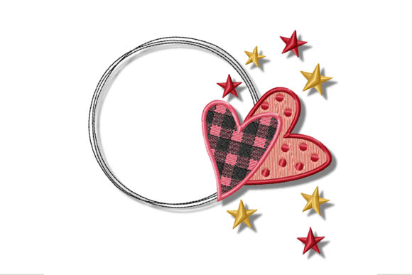 Frame with Hearts for Monogram: A Designer's Holiday Review