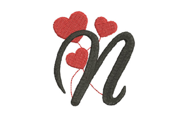 Heart Alphabet Letter N: A Designer's Review for Boutique Sweatshirts