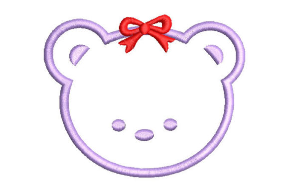 Infant Bear Face Embroidery Design Review