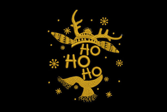 Santa Claus and Golden Reindeer Embroidery Review