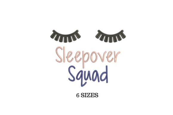 Sleep Over: A Sweet Embroidery Design for Handmade Gifts