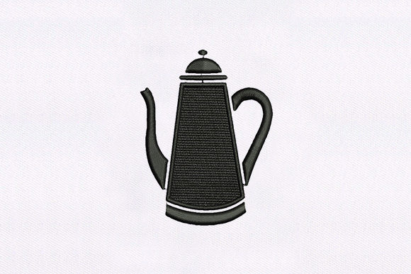 Teapot Embroidery Design Review for Business Merch