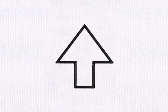 Up Arrow Embroidery Design Review for Craft Fairs